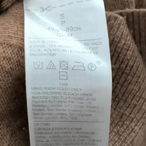 Banana Republic Italian Merino Blend Sweater in Tan - Picture 7 of 7